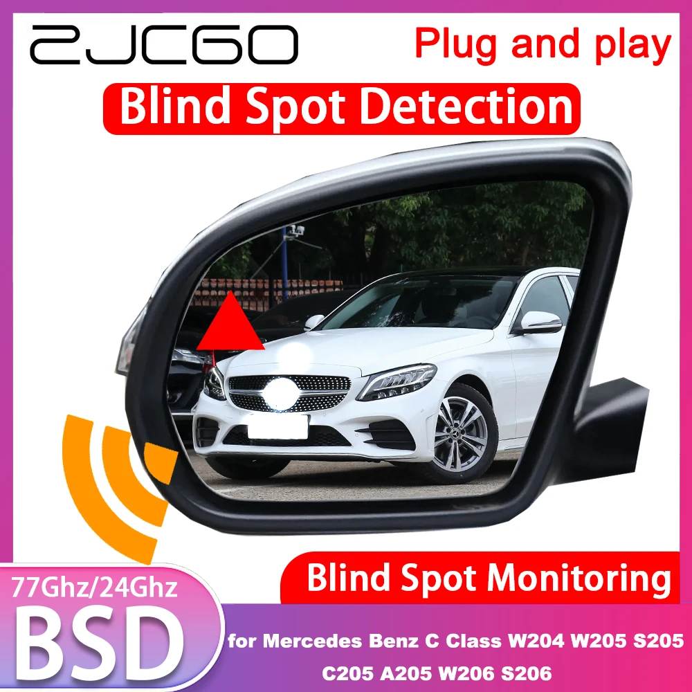 for Mercedes Benz C Class W204 W205 S205 C205 A205 W206 S206  Active Blind Spot Assist Detection Monitoring Information System