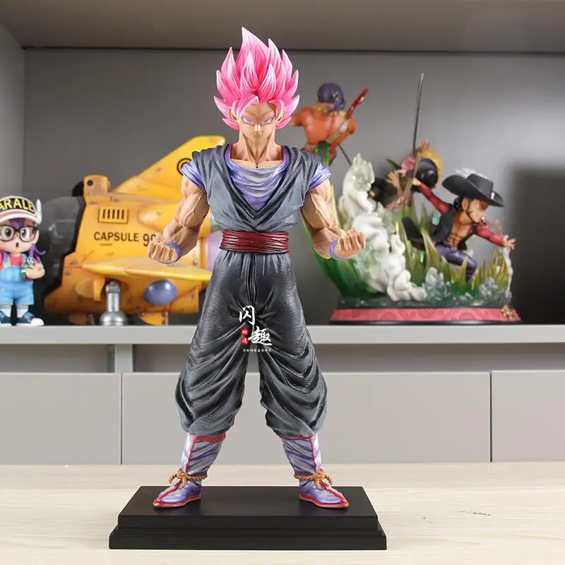 

В наличии Статуя Dragon Ball Jt Star Track Pink Super Saiyan 2 Goku Фигурка Модель Настольное украшение Аниме Сувенир Подарок