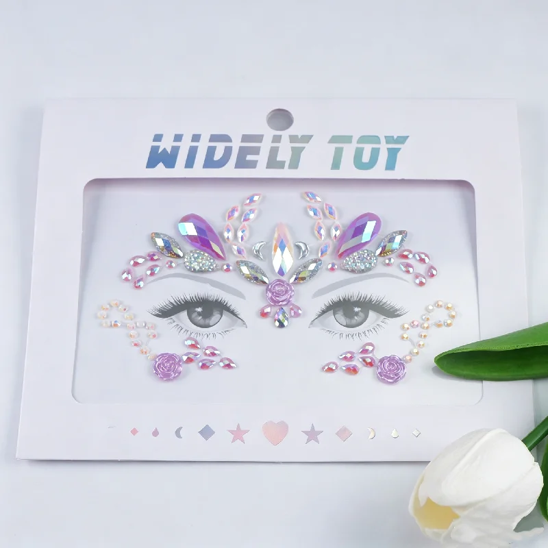 Y2K Face Rhinestones – Butterf - Body Jewelry Art 评论和价格