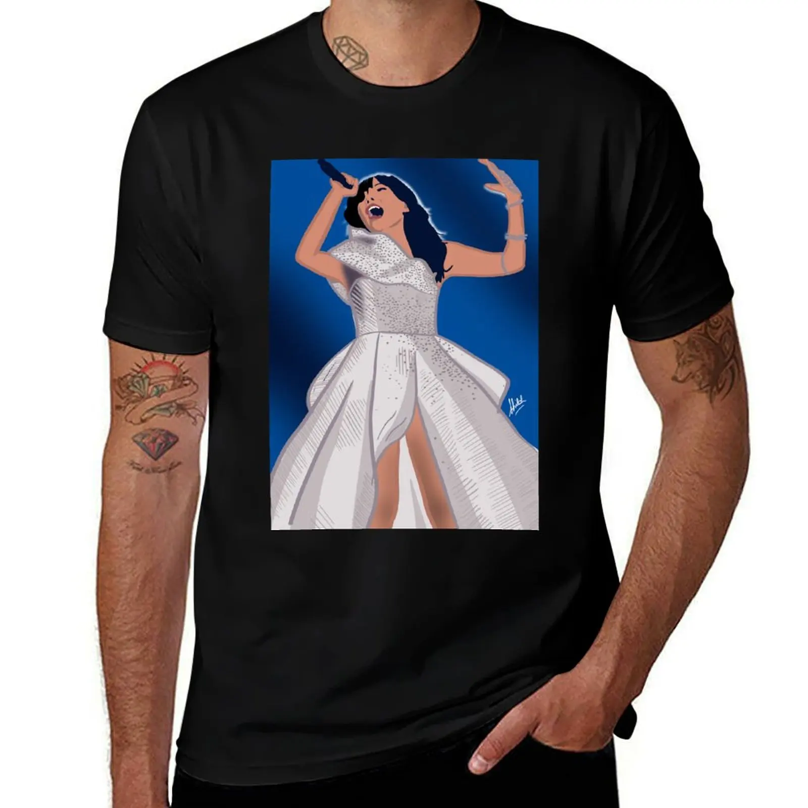 DI The Sound Of Silence T-Shirt Fashion Print Casual Short Sleeve T-Shirt