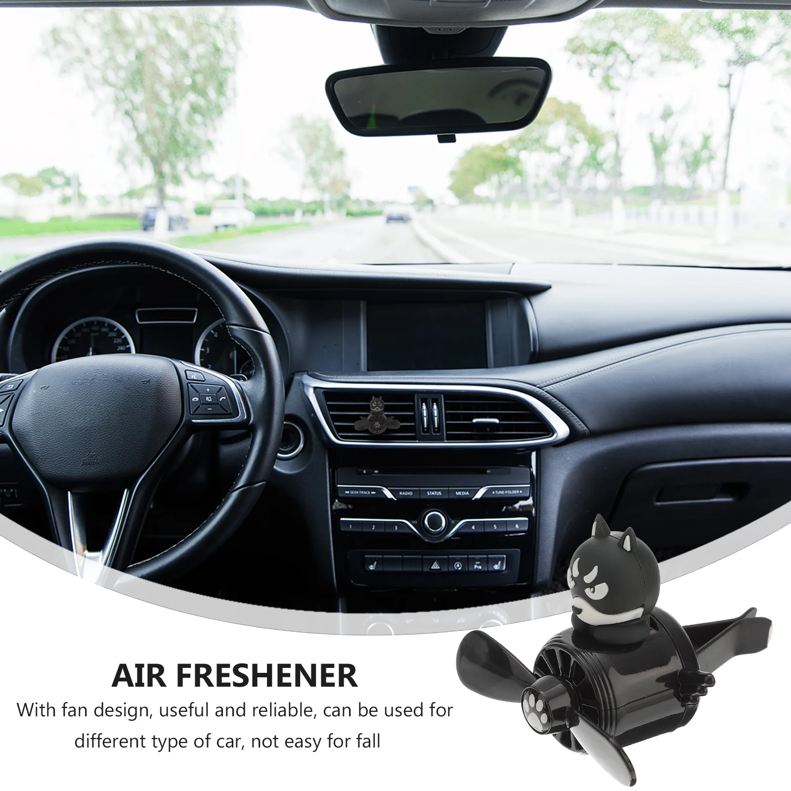 

ERINGOGO Car Aromatherapy Fan Clip Diffuser for Freshener Mini Perfume Essential Oil ABS Scent Air Purifier Auto Fragrance