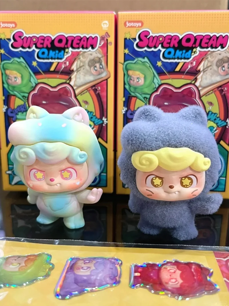 Jotoys Q.Kid Super Q.Team Mini Series Blind Box - Surprise Cute Handmade Ornaments Lovely Gift Trendy Collectible Toys