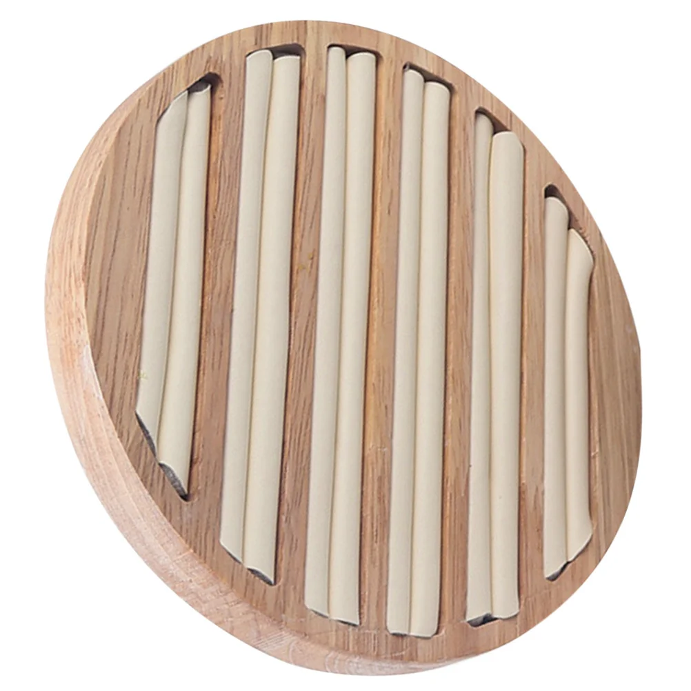 

Bamboo Wooden Jewelry Organizer Tray Ring Display Stand Earrings Necklace Holder Storage Multi-Slots Accessory Showcase
