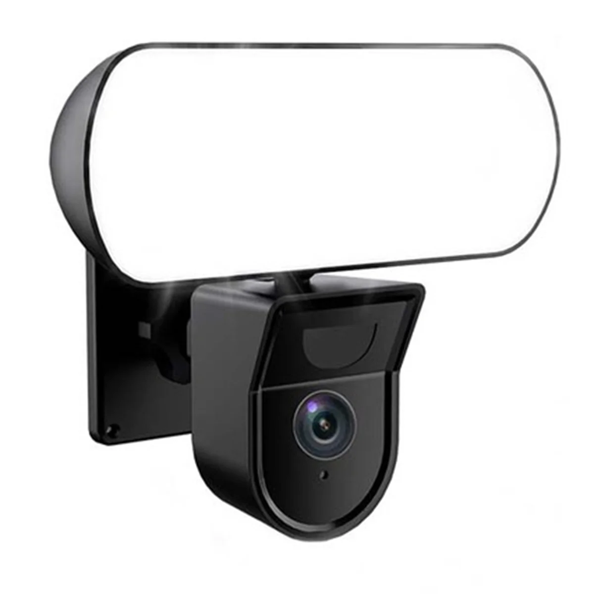 New Tech 3MP Tuya 投光器カメラ WiFi 屋外防水 10 ワットガーデンウォールランプセキュリティ保護監視 EU プラグ