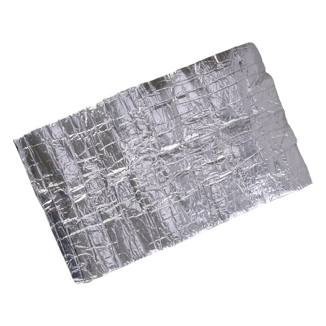 Aluminum Foil Insulation Cotton Self-Adhesive Fireproof Sound Heat Insulated Mat Fit For Car Motorcycle