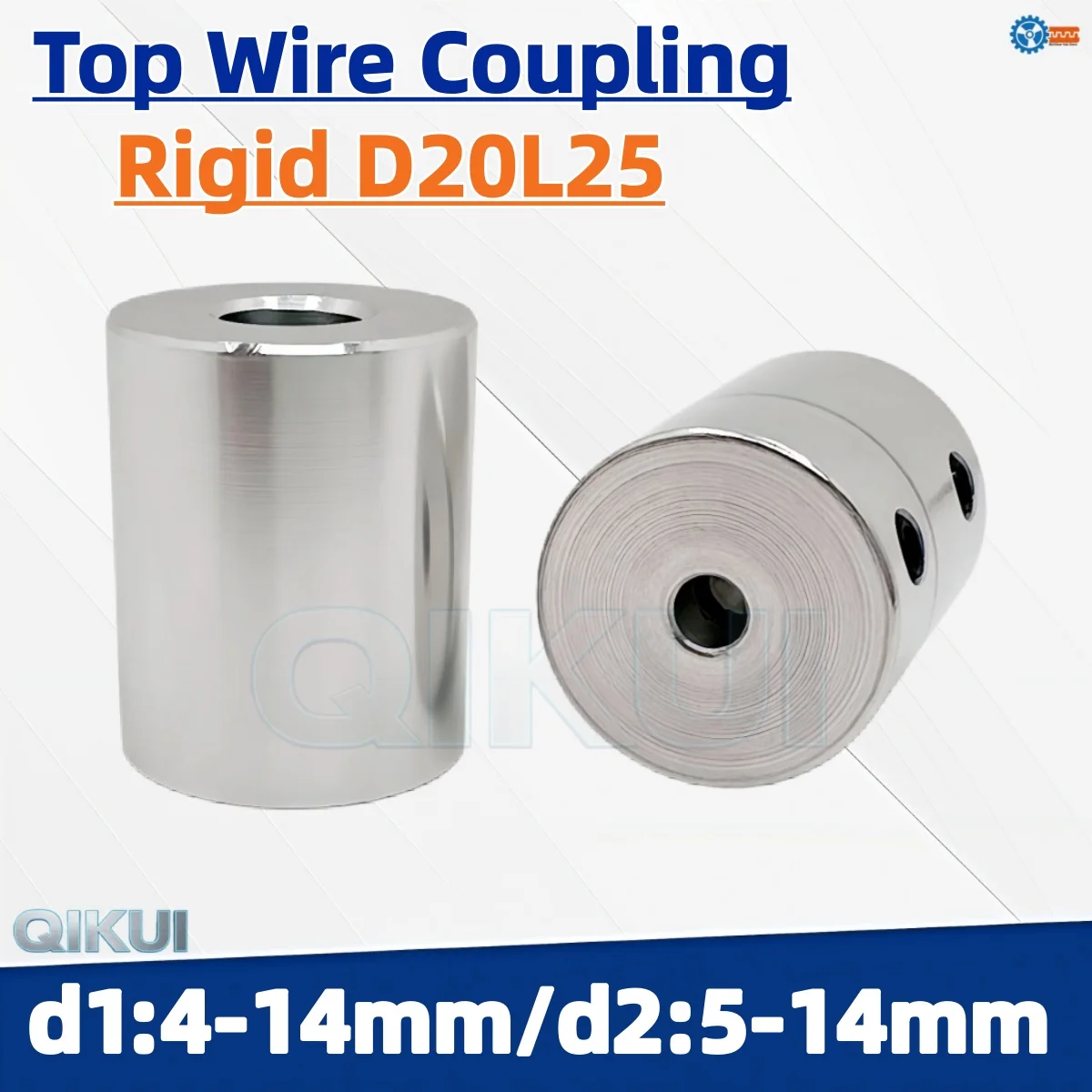 Aluminum Alloy Rigid Coupling D20L25 Transmission Joint Aperture 5/6/6.35/7/8/10/12mm Motor Connector Sleeve 3D Printer Parts