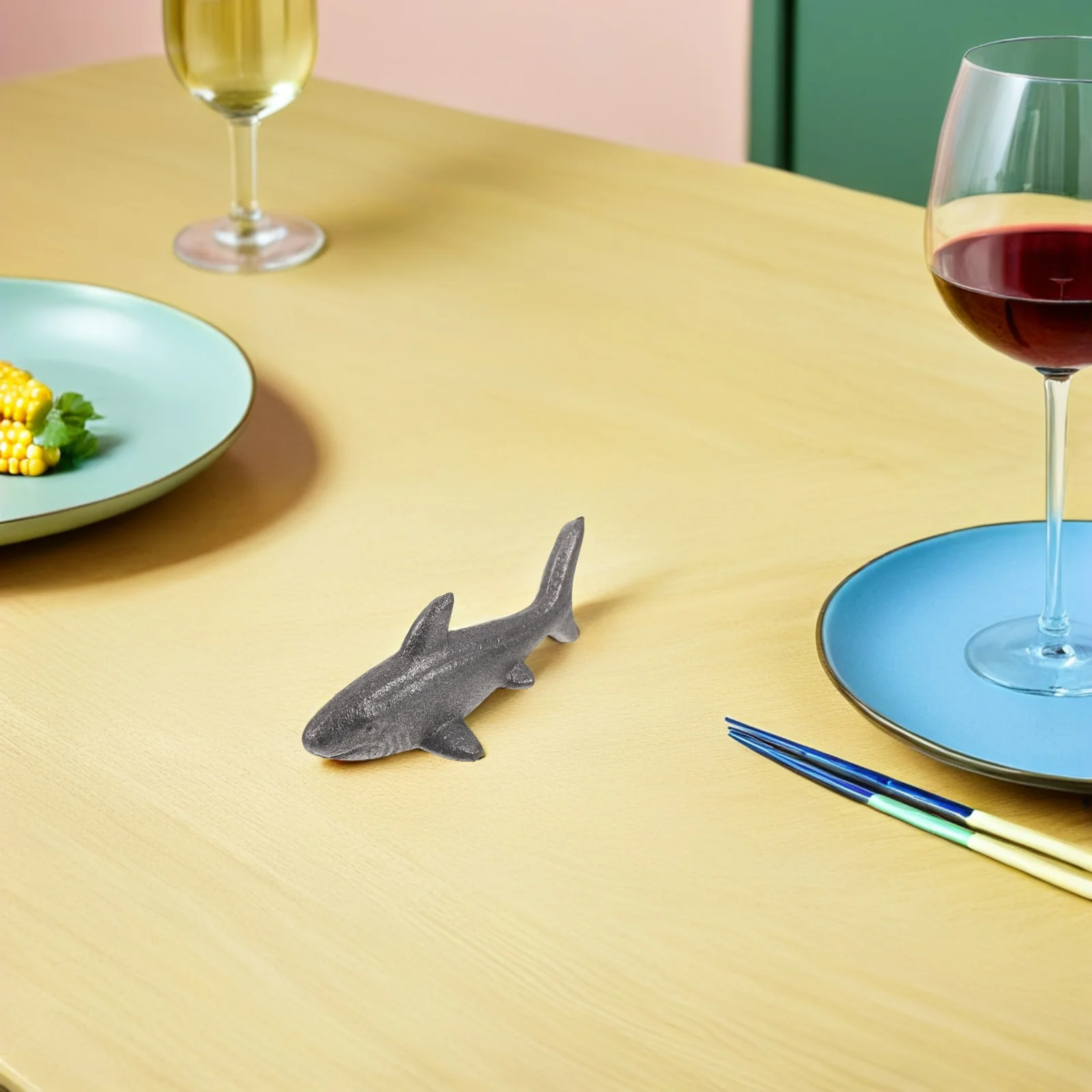 

4 Pcs Iron Deficiency Tool Healthy Supplement Cast Figures Cookware Fish for Cooking Boost