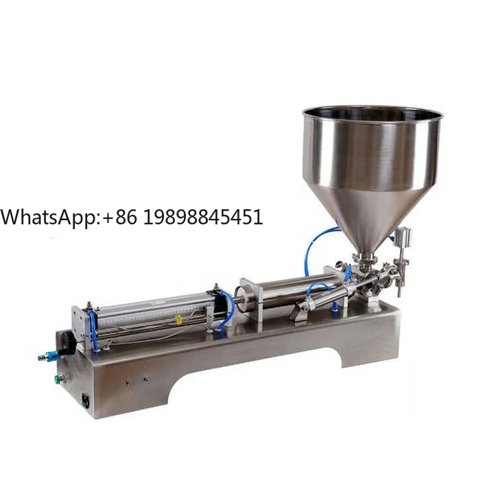 

Single Head 500ml Paste Pneumatic Piston Hand Lotion Face Cream Viscous Liquid Oil Filling Machine