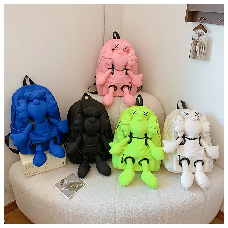 

Back to School Backpack 2025 - Laptop Anime Bag w/ Detachable Plush, Lightweight Rucksack