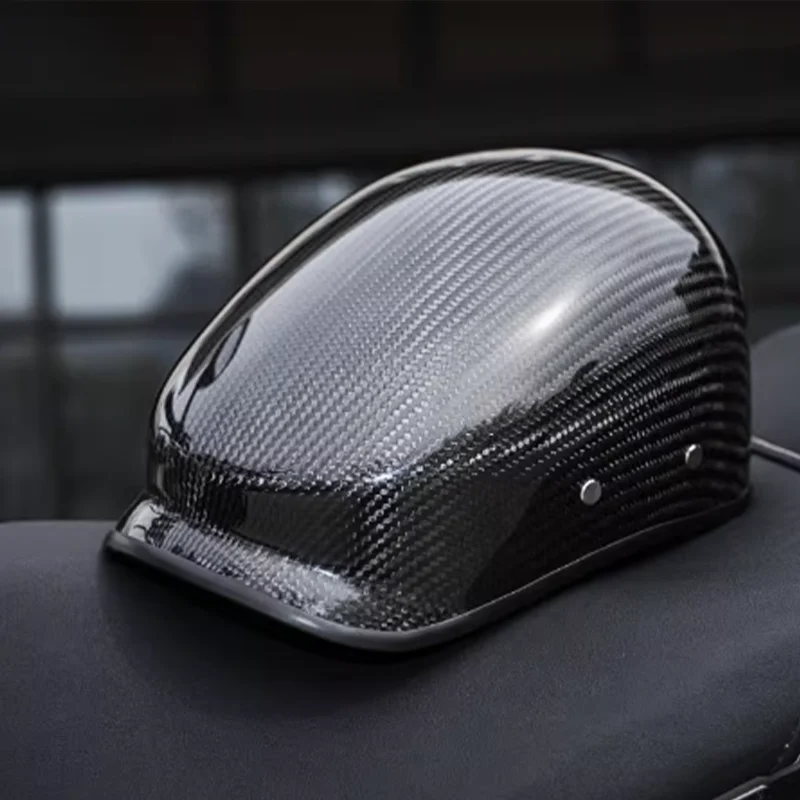 

Motorcycle Carbon Fiber Helmet, Retro Cruise Prince Motorcycle Helmet, Men's and Women's Summer Riding Safety