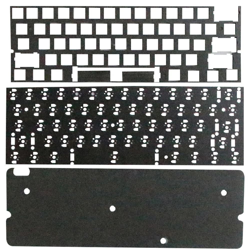 

Customized Mechanical Keyboard GH60 ANSI 61 64 Layout Poron Silent Foam 3 in 1