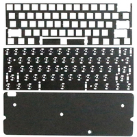 Customized Mechanical Keyboard GH60 ANSI 61 64 Layout Poron Silent Foam 3 in 1