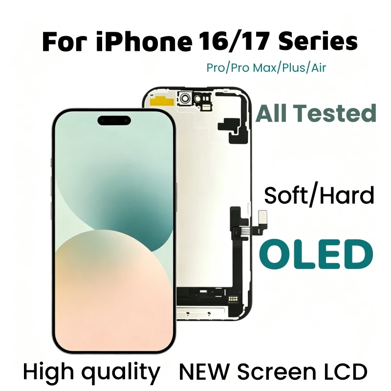 fully-tested-soft-hard-oled-display-for-iphone-16-17-pro-max-16-plus-support-true-tone-3d-touch-screen-lcd-digitizer-replace