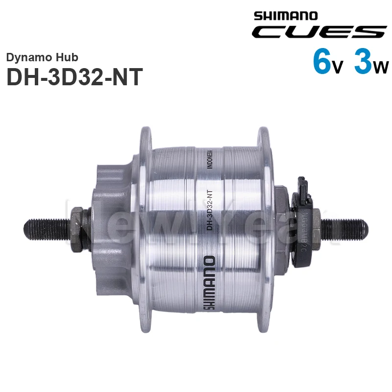 SHIMANO Hub Dynamo DH-3D37-QR DH-3D32-QR Disc Brake 3.0W DH-3D32-NT CENTER LOCK / 6 Bolt Quick Release 16-28 inch wheel Original