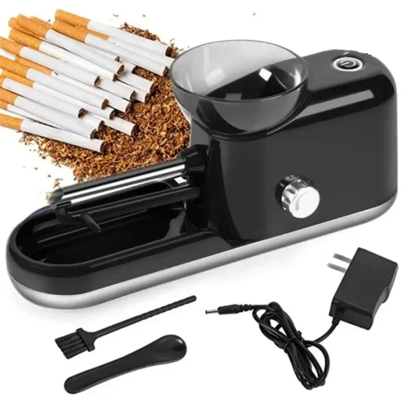 MOONSHADE  6.5mm 8mm Tube Automatic Cigarette Making  Machine Electric Fast Tobacco Roller Injector Maker Cool Gadgets