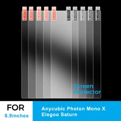Anycubic-Película protectora para impresora 3D, Protector de pantalla LCD de 8,9 pulgadas, resistente a arañazos, para Photon Mono X 4K Elegoo Saturn, 5/10 piezas