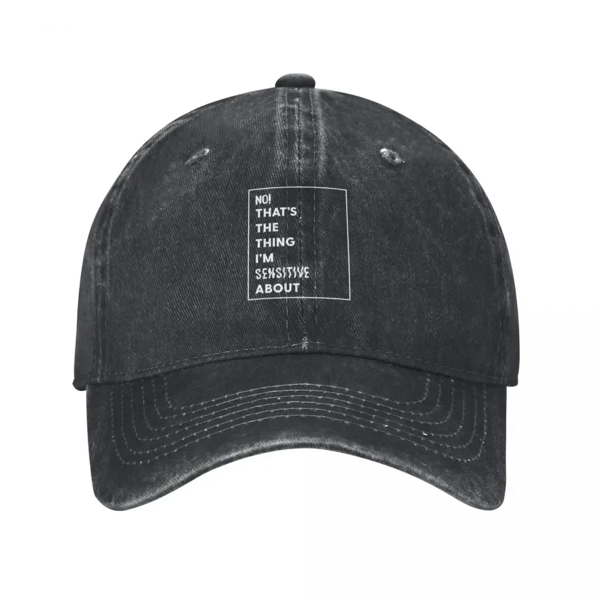 That_s The Thing I_m Sensitive About Baseball Cap Golf Trucker Cap Sunscreen For Girls Men's