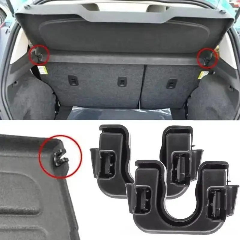 10Pcs Car Rear Parcel Shelf Support Clip Trunk Cover Bracket Fastener Replacement Car Interior Luggage Partition Retainer Buckle
