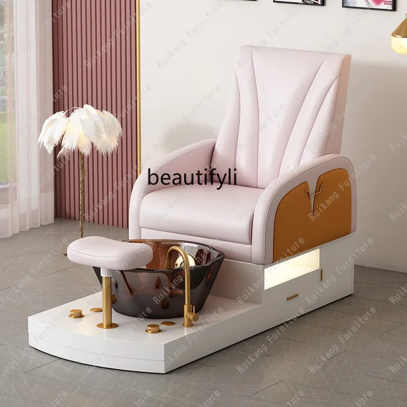 Factory Direct Sales Beauty Manicure Foot Massage Foot-Washing Pedicure Chair Foot Bath Multifunctional Massage Chair