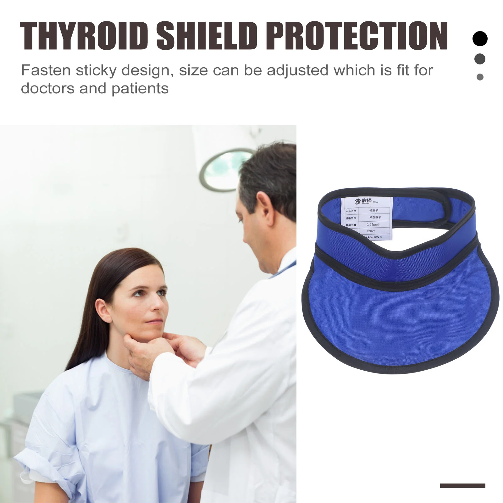 Schutzkragen, Röntgenschutz, Strahlenschutz, Gummilicht