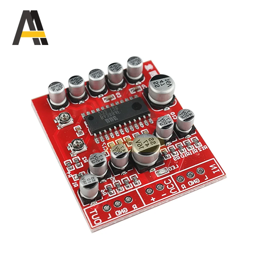 BA3884F Tone Board DC5-12V Front Signal BBE Sound Effect Exciter to Improve high and low bass clarity DIY module