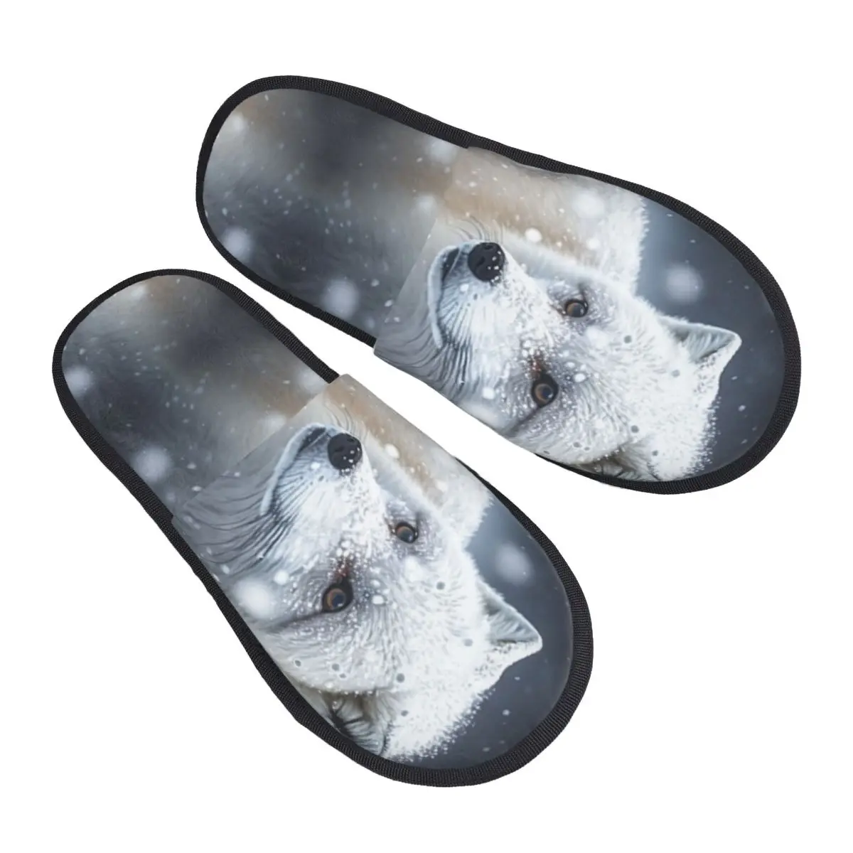 

Плюшевые домашние тапочки с лисой, теплая мягкая обувь, домашняя обувь, осень-зима