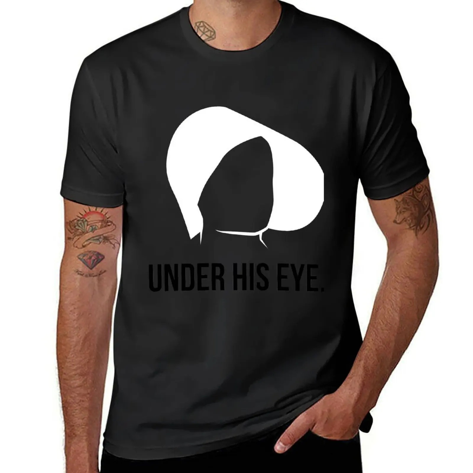 

Under His Eye T-Shirt tops Aesthetic clothing plus size clothes shirts men