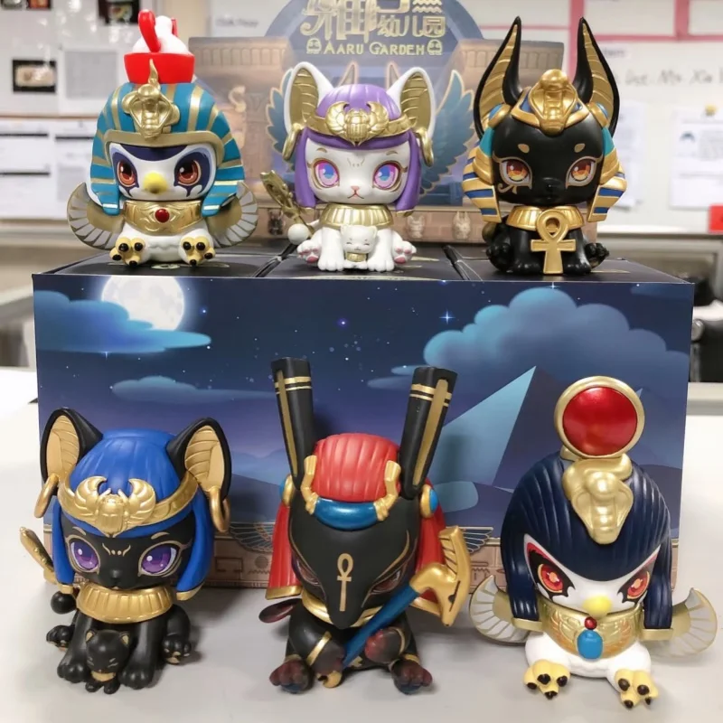 

In Stock Aaru Garden Blind Box Toys Egyptian Mythology Blind Box Anime Figure Desktop Surprise Box Model Girl Birthday Gift Toy
