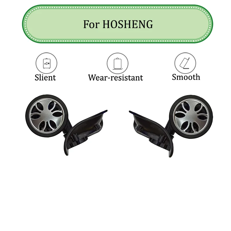 

For HOSHENG A97 Repair Luggage Accessories: Replacement Wheels & Luggage Compartment Suitcase Handle-Durable 360° RotatingWheels