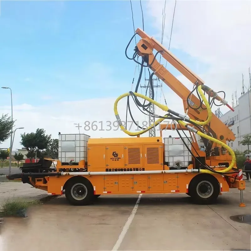 Mobile Wet Shotcrete Machine Concrete Spraying Truck