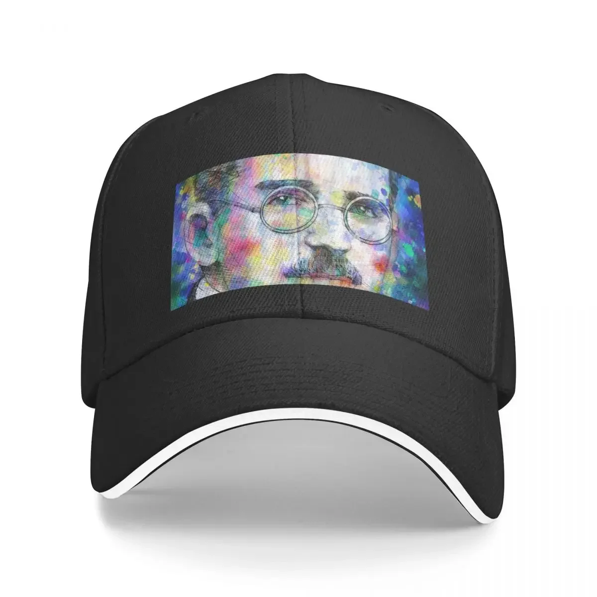

WALTER BENJAMIN watercolor portrait .1 Baseball Cap Golf Wear Luxury Hat birthday sun hat Women's Hats For The Sun Men's