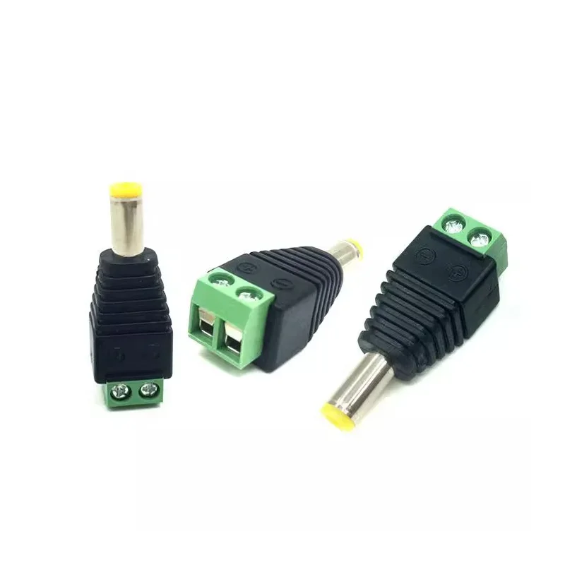 5/20/100 szt. Złącze wtykowe zasilania prądem stałym 5,5*2,1 mm (typ mocowania śrubowego) Potrzebujesz spawania Adapter wtyczki DC — zdjęcie 6