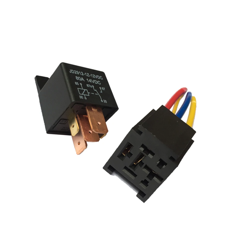 

Automotive Relay Socket Car 80A 12v Automatic Automobile Control Mini Output Current