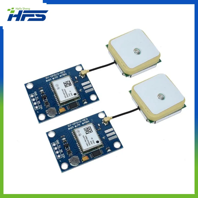 Imagem -02 - Módulo Gps para Pixhawk Apm 2.5 Neo6m Neo-m8n Neo-m7n0-000 Gygpsv18m 35v Gygpsv5-neo