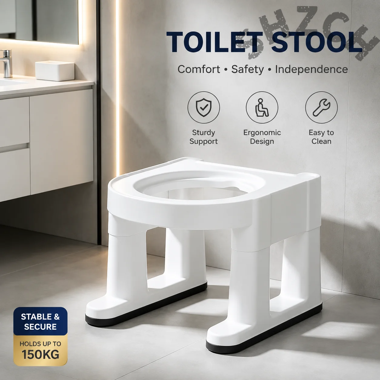 Ergonomic Portable Sitz Bath Seat Adapter for Hemorrhoid & Postpartum Soaking Relief