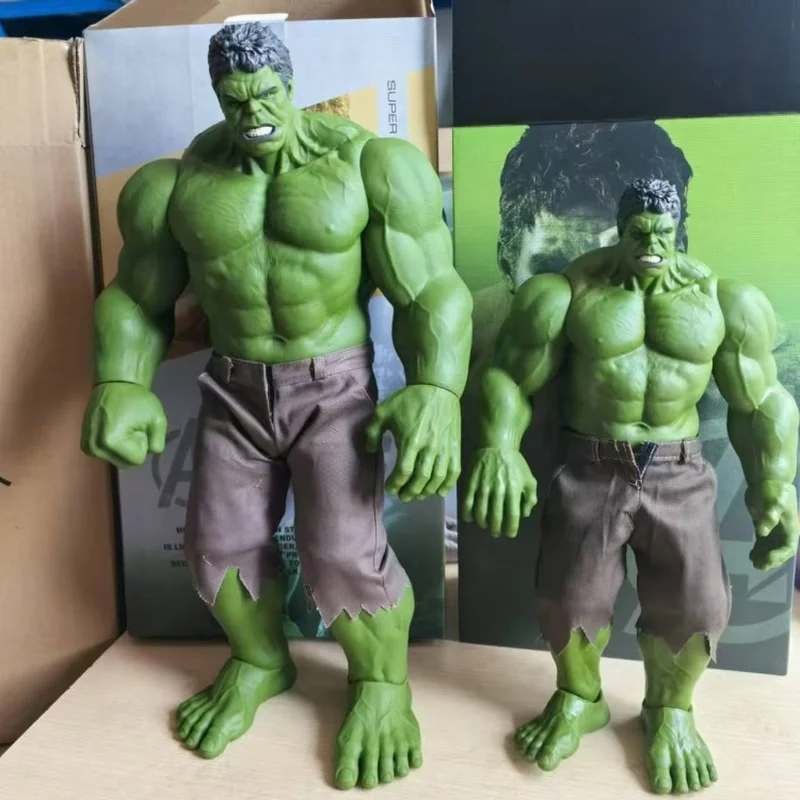 

2025 Hot Selling Marvel Avengers Hulk 53cm Figurine Oversized Movable Anti Hulk Iron Man Model Toy Gift