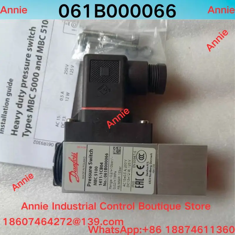 Brand New Pressure Switch MBC5100 Model 061B000066 - High-Quality Industrial Control Equipment
