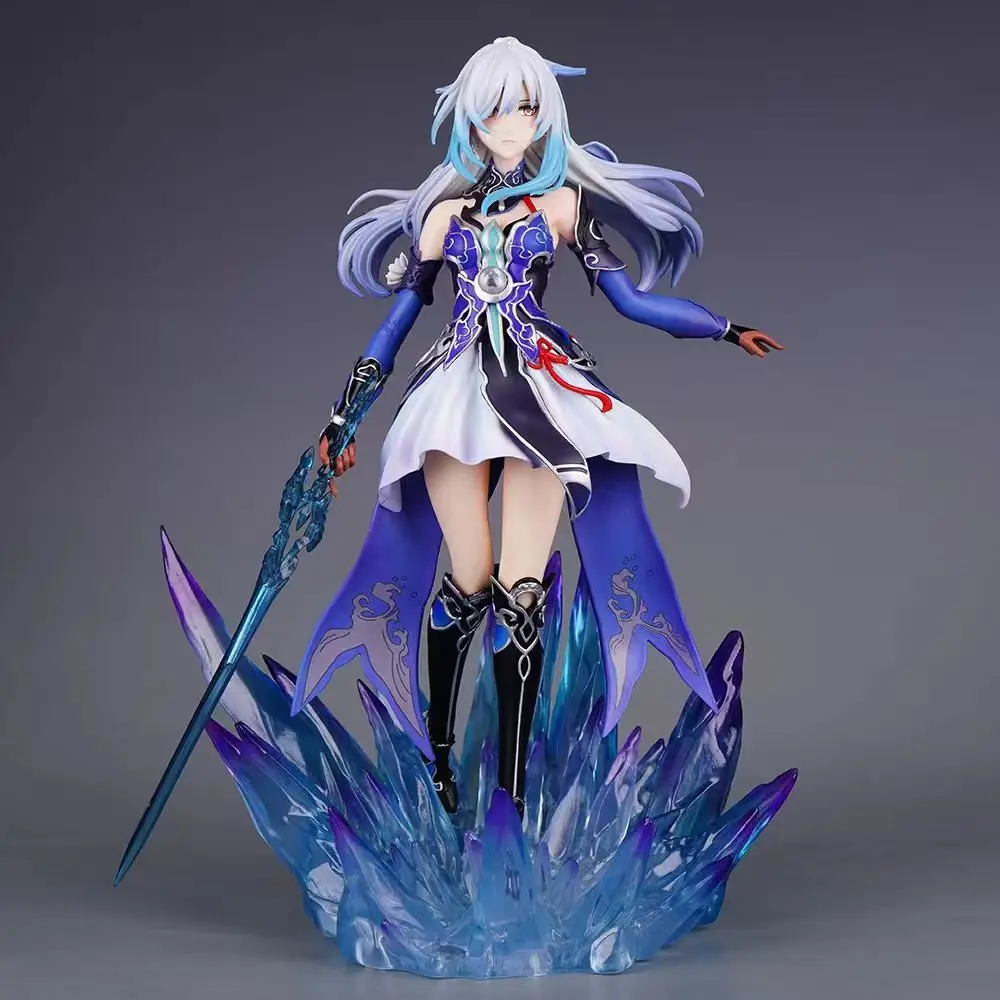 29CM Anime Game Honkai: Star Rail jingliu Figure Standing Sword Animation Model Toy Gift Collection Decorative Ornaments PVC