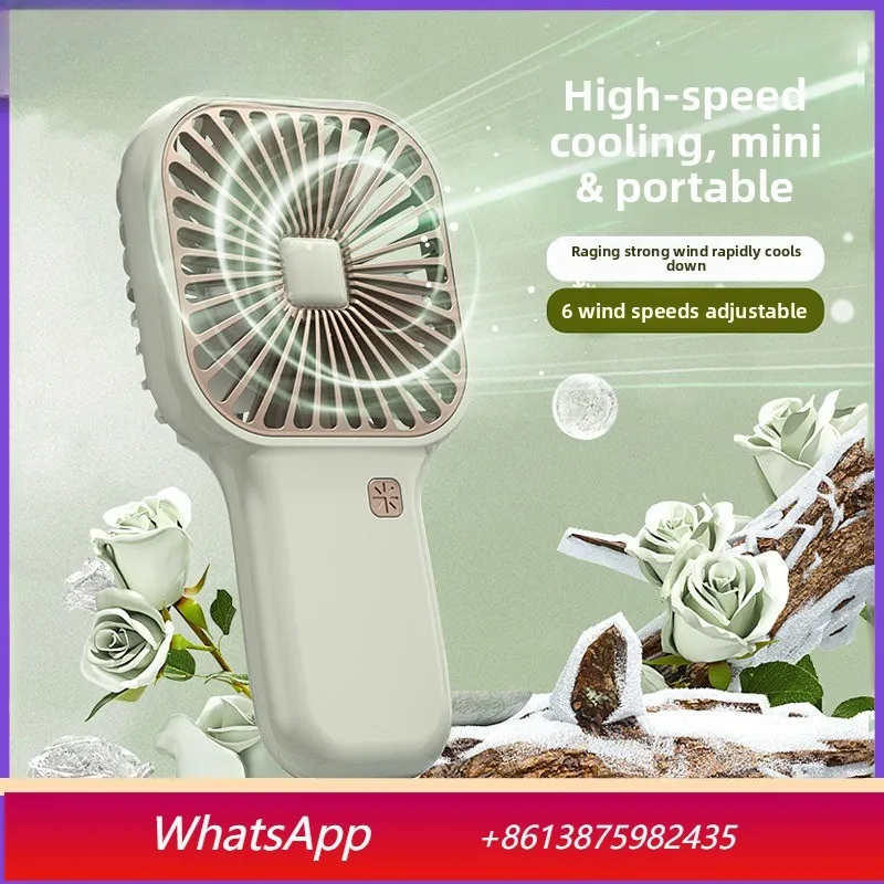 

Портативный ручной вентилятор Yjq2025 с мощным потоком воздуха, USB-зарядкой, для офиса и улицы