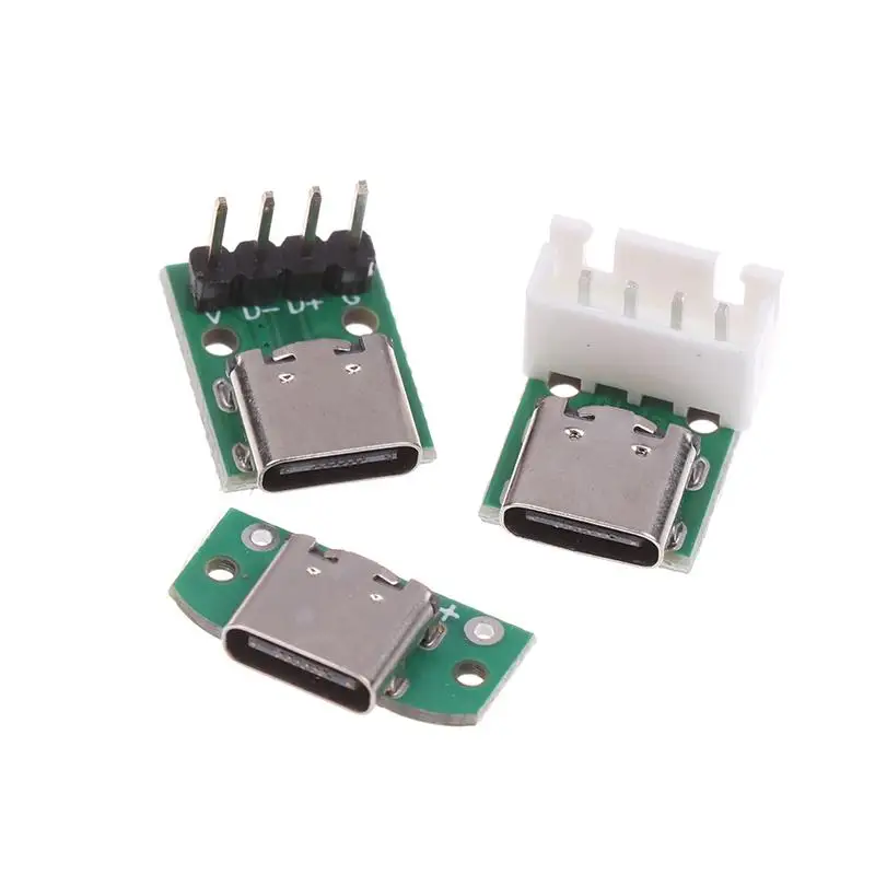 5Pcs/set USB Adapter Board TYPEC16P To 2.54 Pin Terminal Upgrade Version With Holes For Fixation