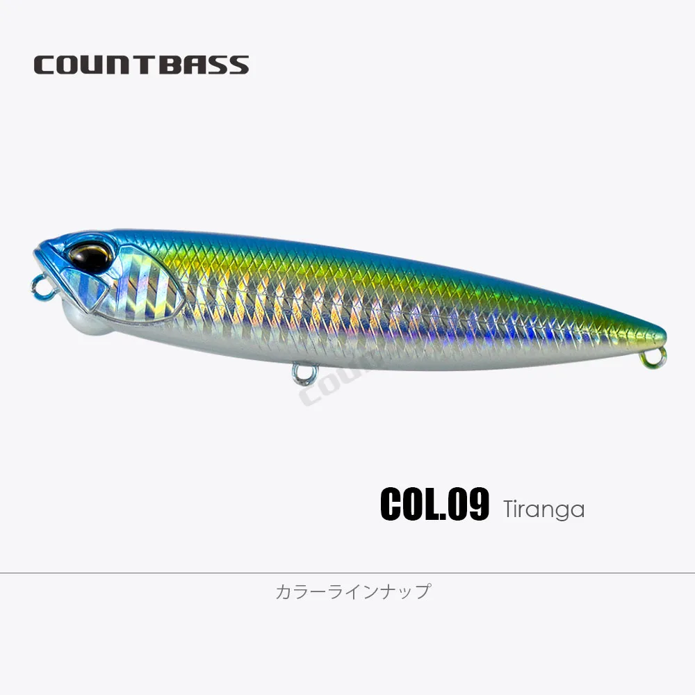 COUNTBASS Walking Baits 65 mm 85 mm 100 mm Topwater Angelköder Floating Stick Wobbler Leurre de Surface Plug Angler's Tackle
