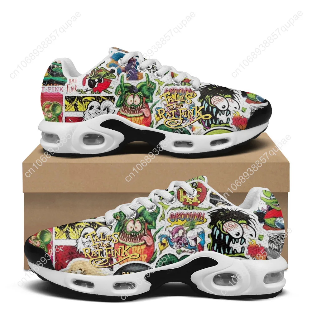 Tales Of The Rat Fink Anime plot  Air Cushion Sneakers Mens Womens Hiking Running Trail Running Shoes