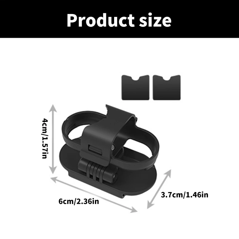 Headwear Camera Clamp For 360 GO 3S/GO 3, Flexible Filming Action Camera Holder Hat Clip Accessory