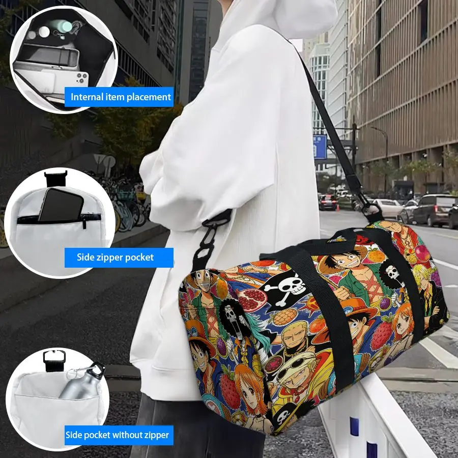 

Detail Lovers' Delight! One Piece Printed Travel Bag with Hidden Pockets & Portable Design