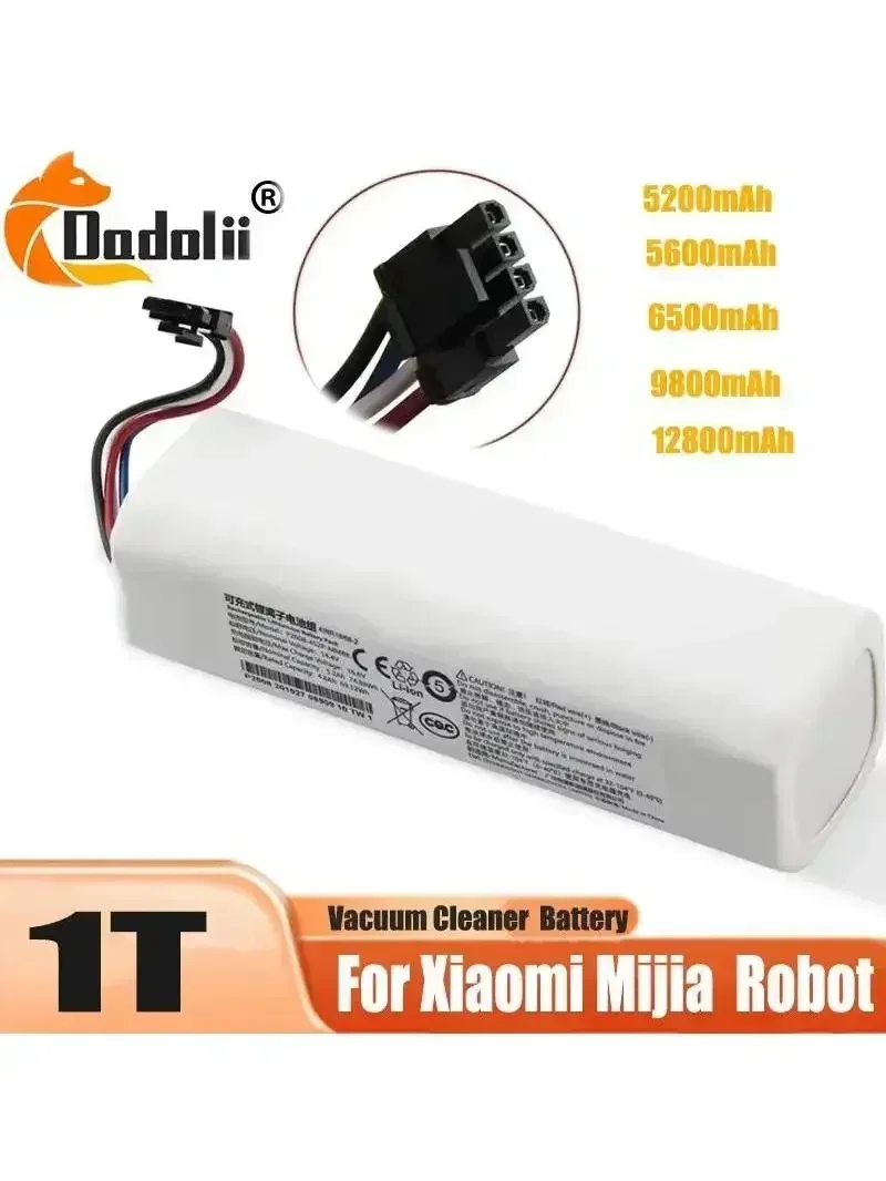 

Прочный сменный аккумулятор 14,4 В 12800 мАч STYTJ02ZHM для Xiaomi Mijia Mi, робот-пылесос для подметания и уборки, 1 т