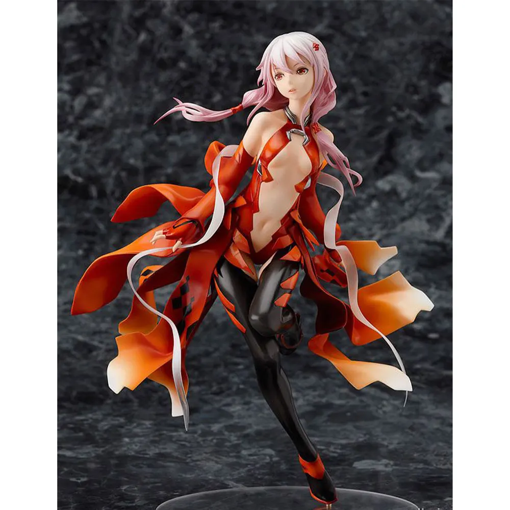 17CM Anime Guilty Crown Yuzuriha Inori Figure Standing Anime Model Toy Gift Collection Decorative Ornament PVC