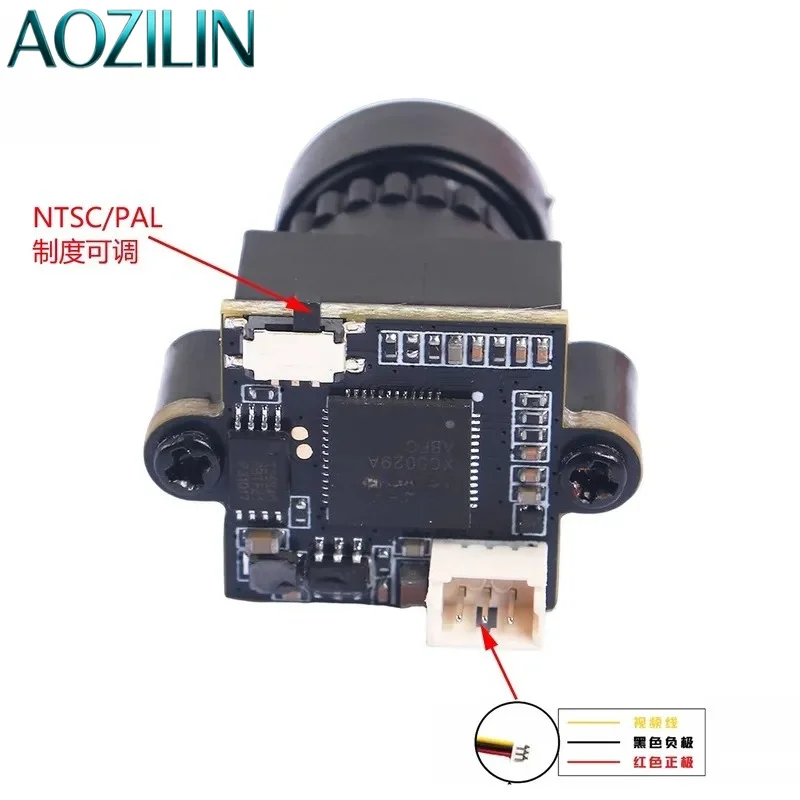 AOZILINFor FPV Camera 1000TVL HD Image Transmission CMOS Sensor Aerial Photography Drone Racing Quadcopter High Definition Video