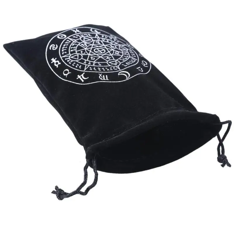 652F Stylishs التارو بطاقات حقيبة التخزين الساحرات العرافات حالة حامل بطاقة التارو