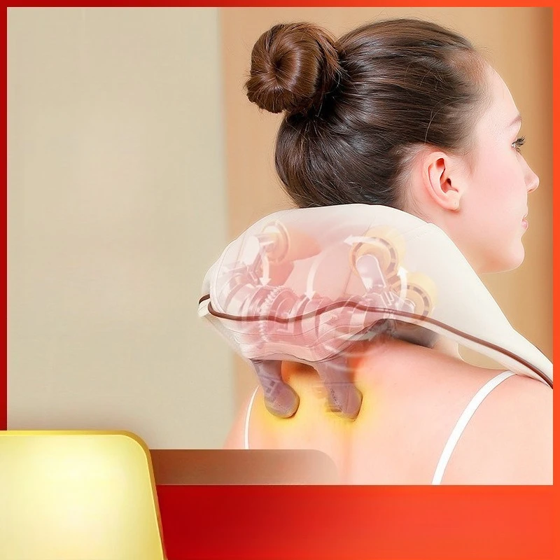 

Multi Functional Massage Shawl Cushion Trapezius Muscle Cervical Massager Unblock Shoulder Neck and Neck Massager Hot Compress