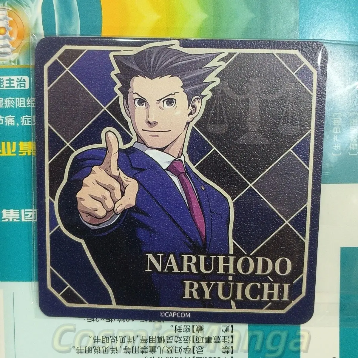 ‌ Figurine de cosplay Ace Attorney Phoenix Wright, décoration de dessin animé, cadeau d'Halloween, collection